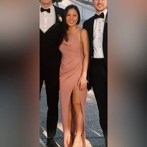 Revolve X Michael Costello Semira Gown in Blush